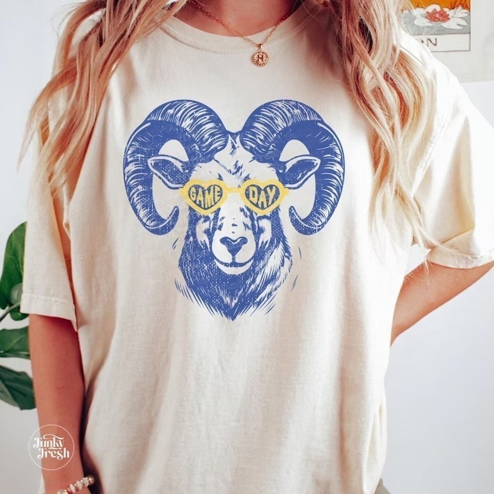 Los Angeles Rams Game Day Tshirt Los Angeles Rams Fan Unisex Tshirt
